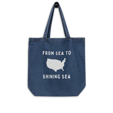 SHINING SEA organic denim tote