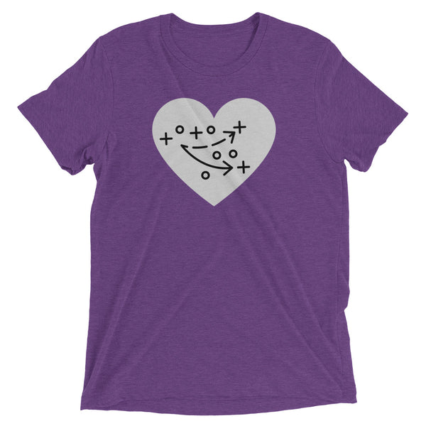 PLAY HEART triblend T [multi]