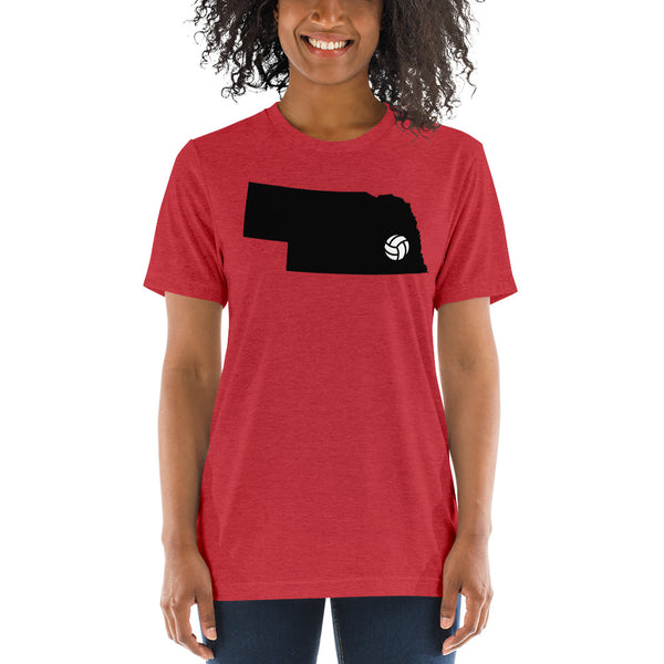 HUSKER VOLLEYBALL triblend T [multi]